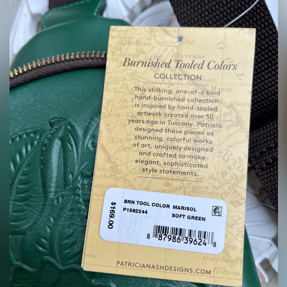 Patricia Nash Marisol tooled leather sling bag NWT - Picture 4 of 11